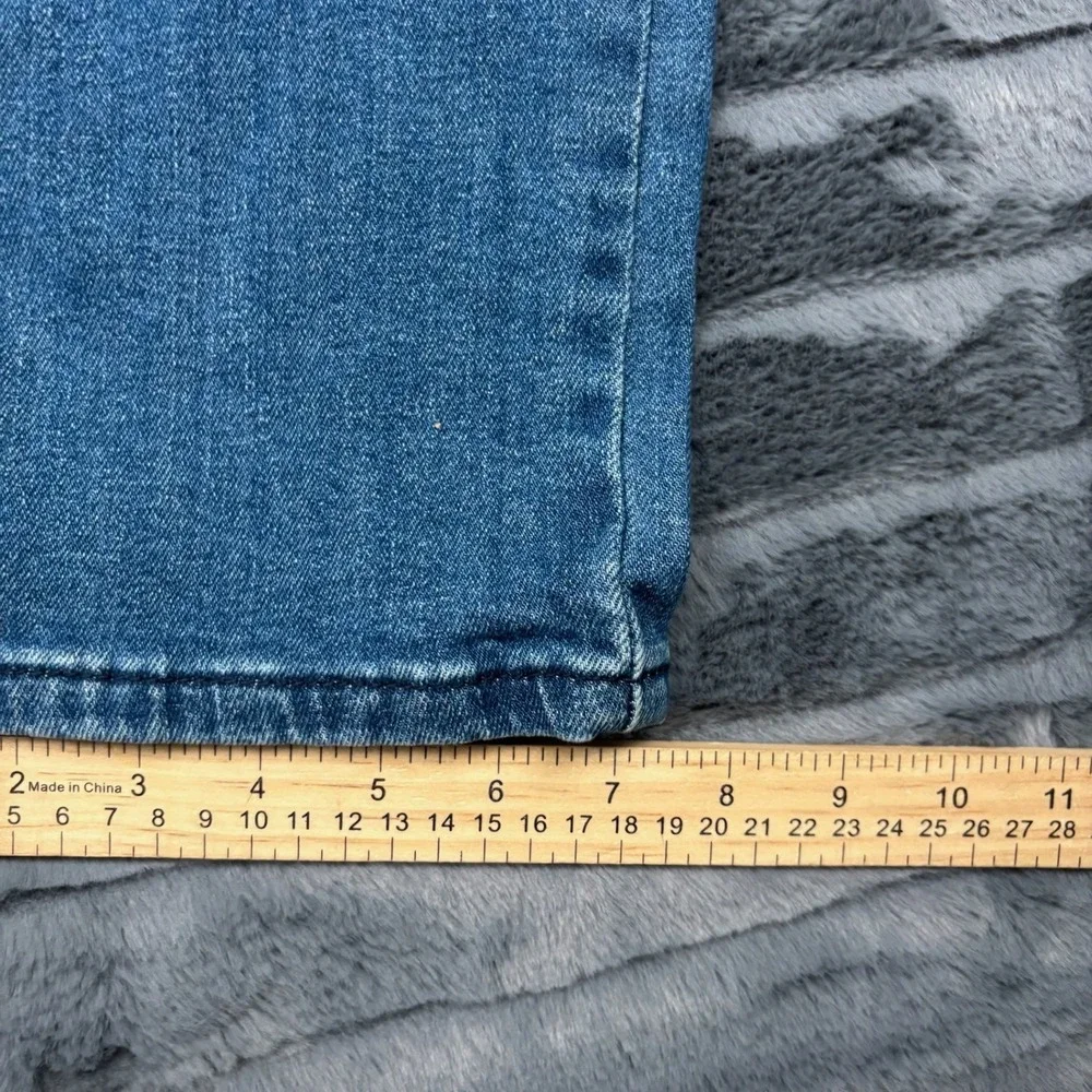 Levis 514 Straight Fit Jeans Mens 33x32 Medium Wash Blue Stretch Denim 0514-1285